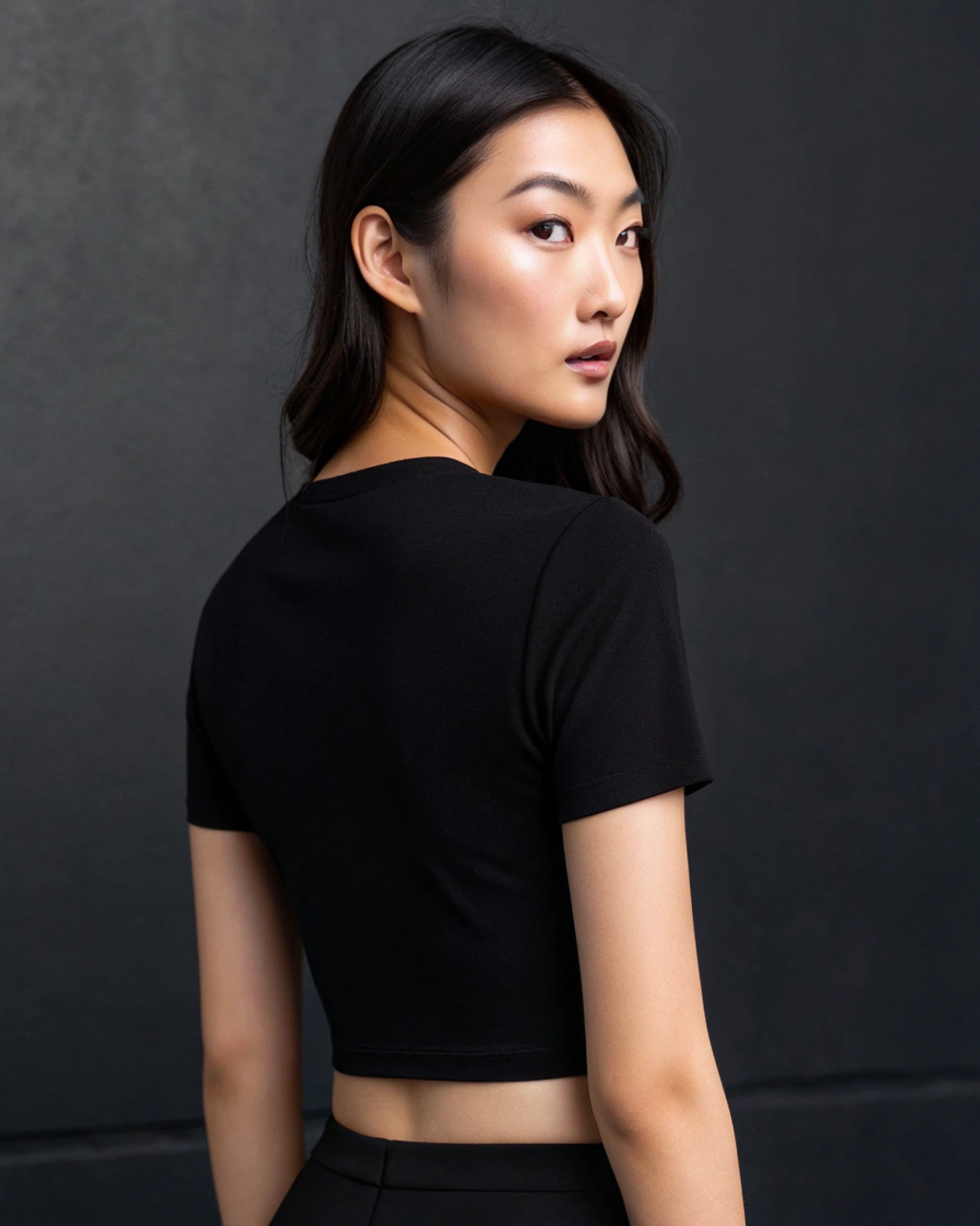 Dark Love Emblem Crop Tee