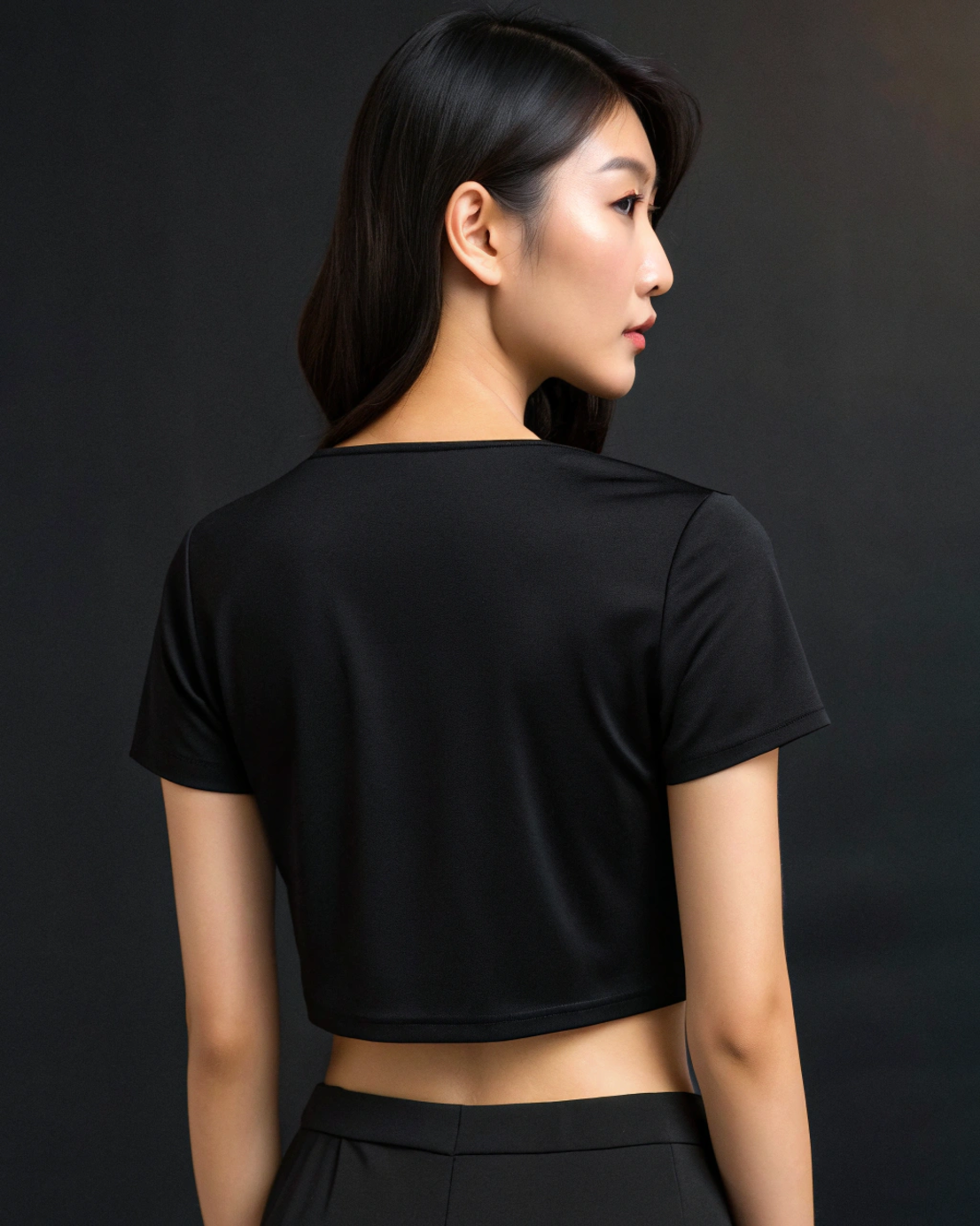 Dark Love Emblem Crop Tee
