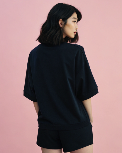 Tokyo Japan Graphic Tee - Crane & Mount Fuji Aesthetic.